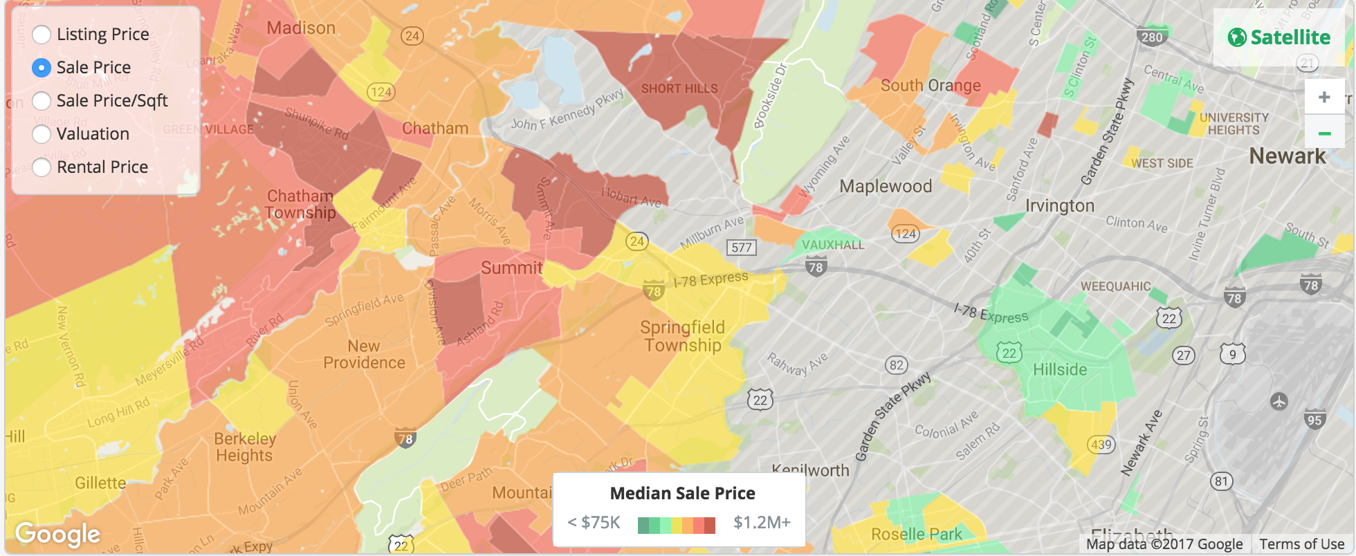 Trulia Heat Map